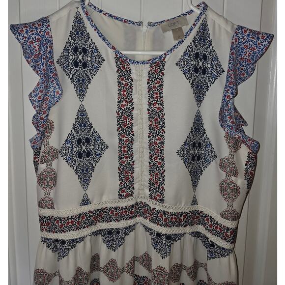 Ann Taylor Sleeveless Midi Dress Medium - Picture 7 of 7